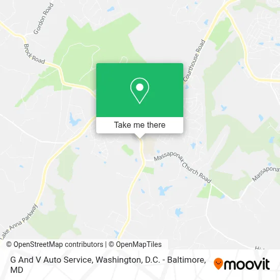 G And V Auto Service map