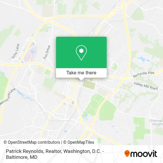 Patrick Reynolds, Realtor map