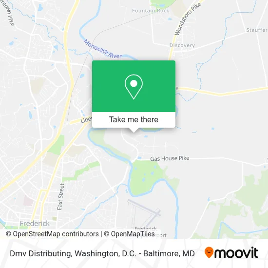 Dmv Distributing map