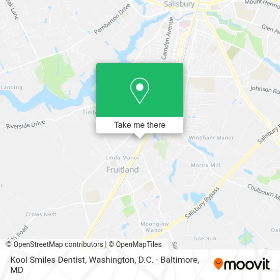Kool Smiles Dentist map