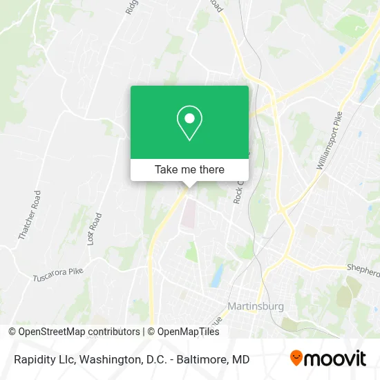 Rapidity Llc map