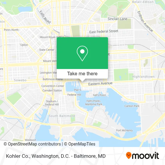 Kohler Co. map