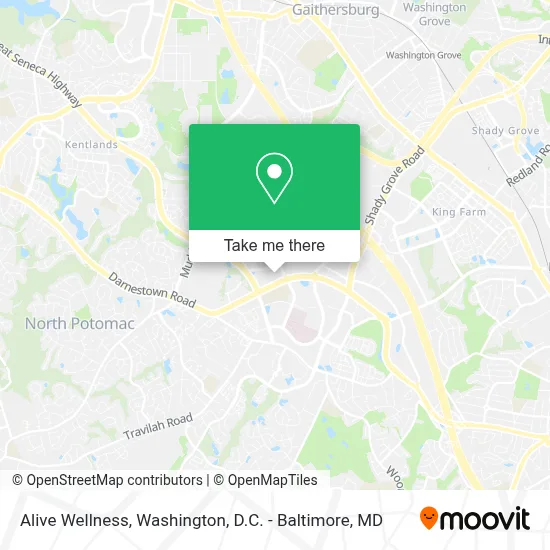 Alive Wellness map