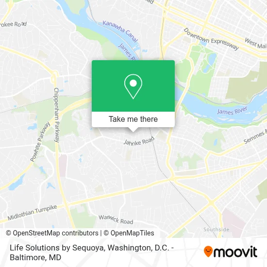 Life Solutions by Sequoya map