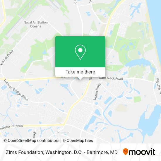 Zims Foundation map