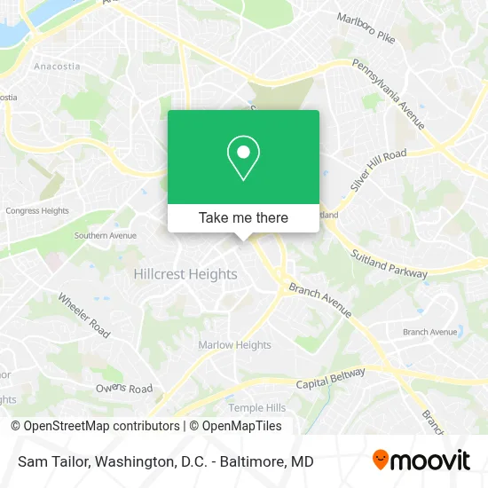 Sam Tailor map