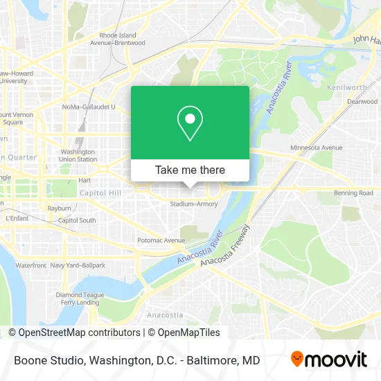 Boone Studio map