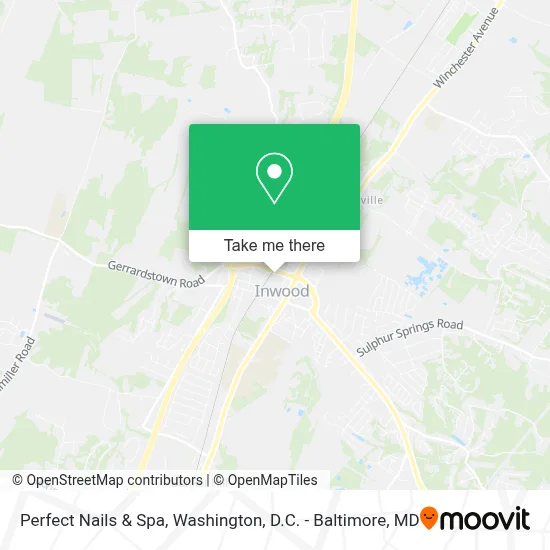 Perfect Nails & Spa map