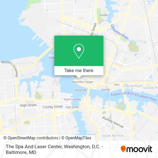 The Spa And Laser Center map