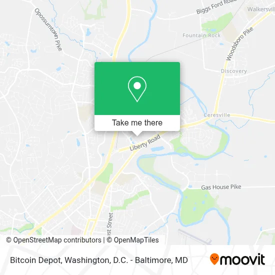 Bitcoin Depot map