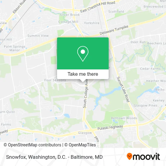 Snowfox map