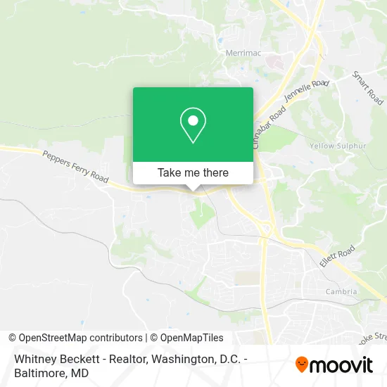 Whitney Beckett - Realtor map