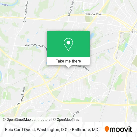 Epic Card Quest map