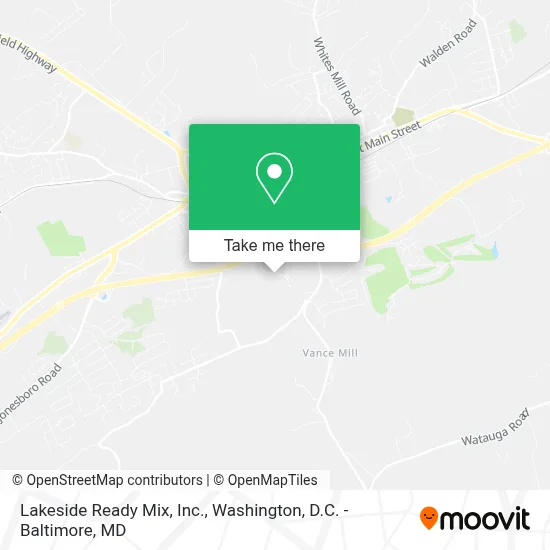Lakeside Ready Mix, Inc. map