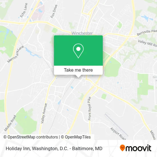 Holiday Inn map