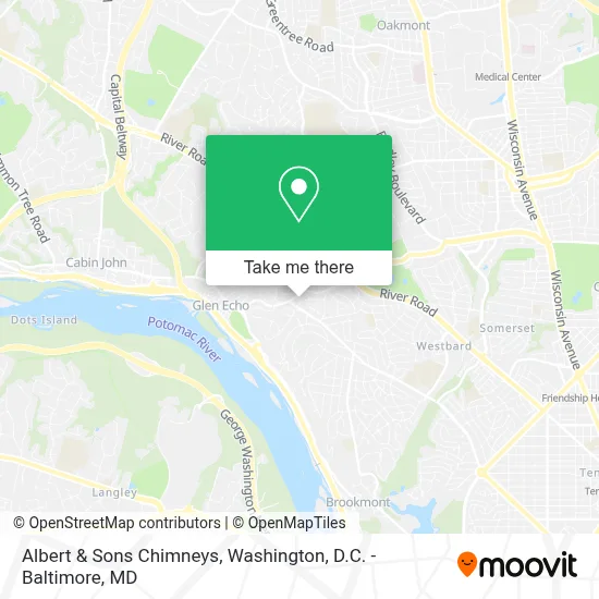Albert & Sons Chimneys map