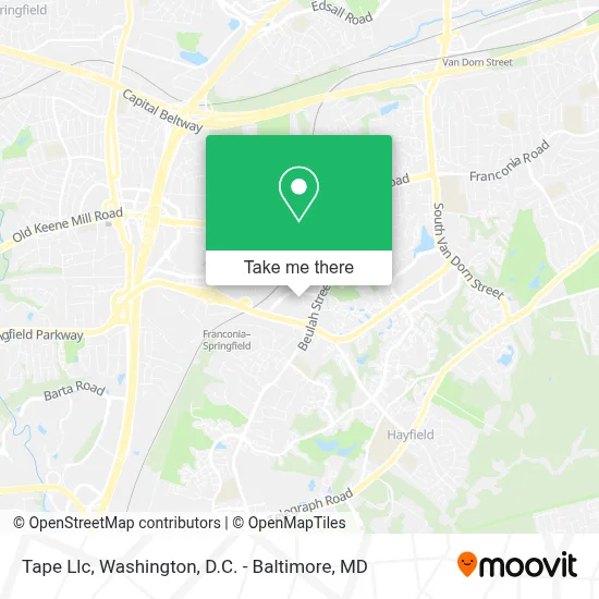 Tape Llc map
