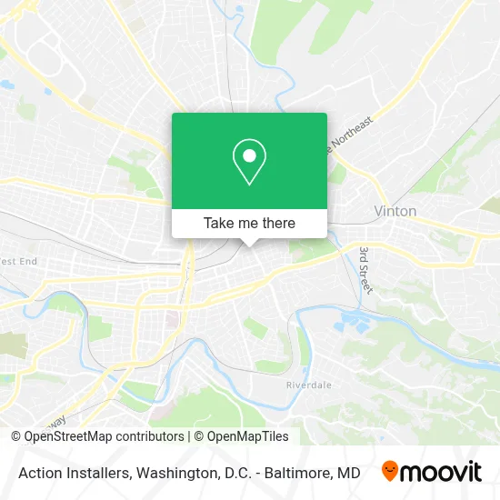 Action Installers map