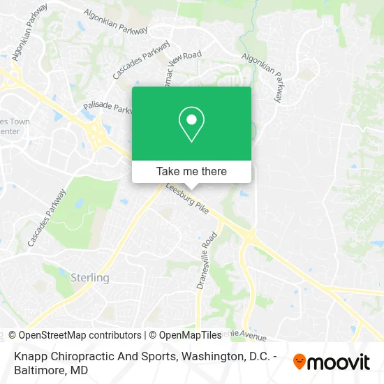Knapp Chiropractic And Sports map