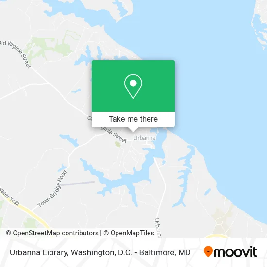 Urbanna Library map