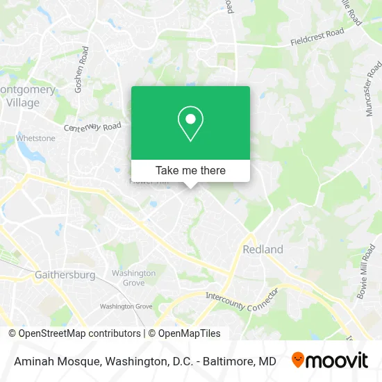 Aminah Mosque map