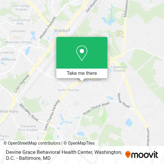 Devine Grace Behavioral Health Center map