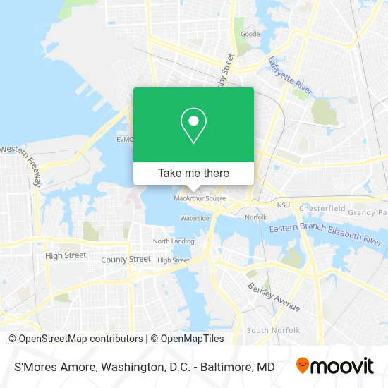 S'Mores Amore map