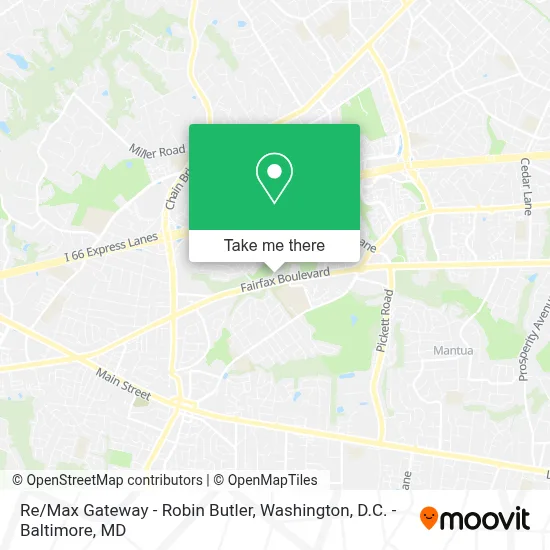 Re/Max Gateway - Robin Butler map