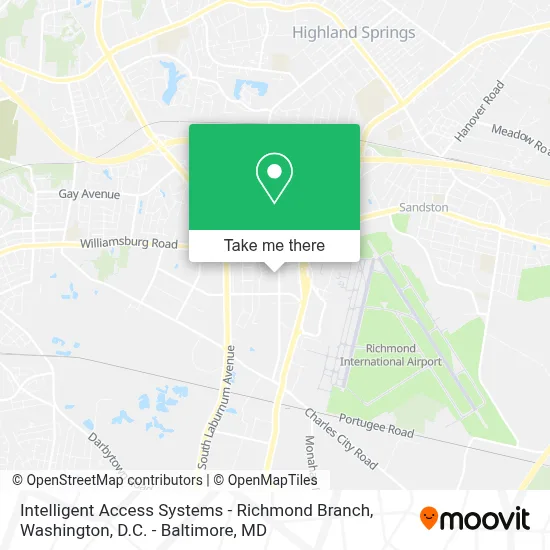 Intelligent Access Systems - Richmond Branch map