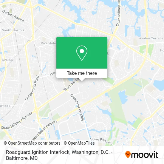 Roadguard Ignition Interlock map