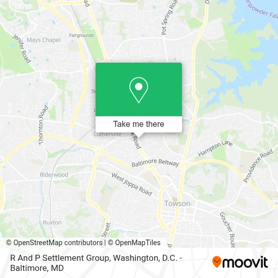 R And P Settlement Group map