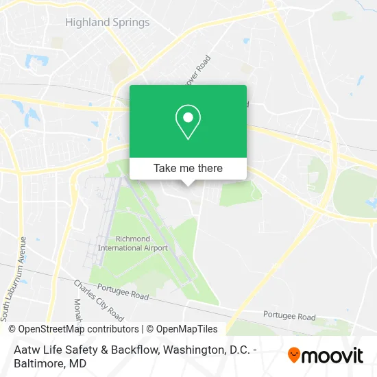 Aatw Life Safety & Backflow map
