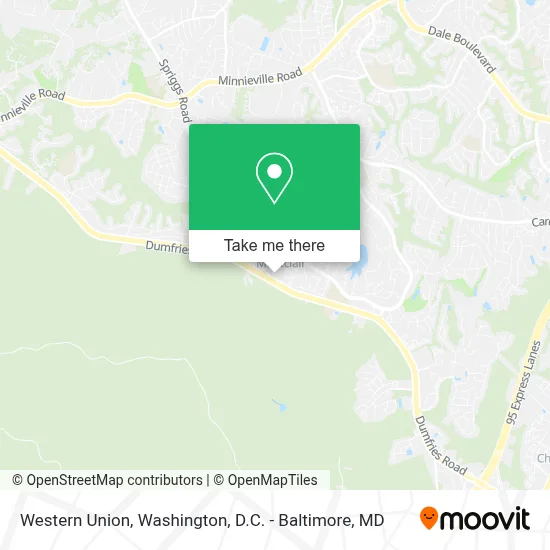 Western Union map