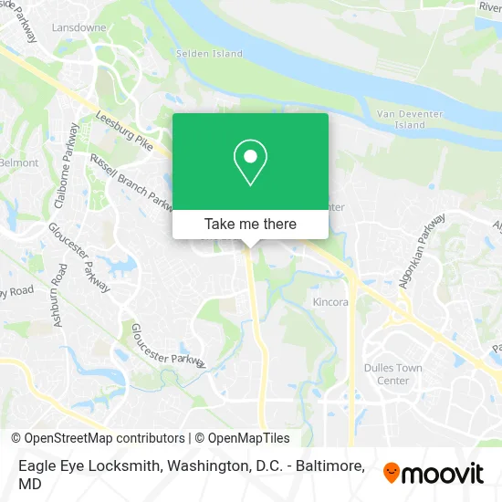 Eagle Eye Locksmith map
