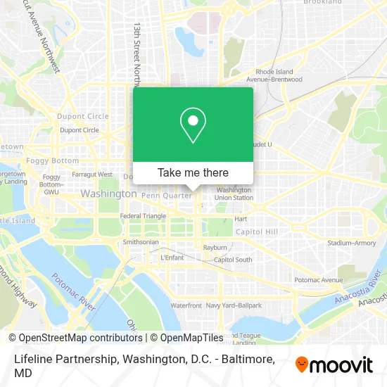 Lifeline Partnership map