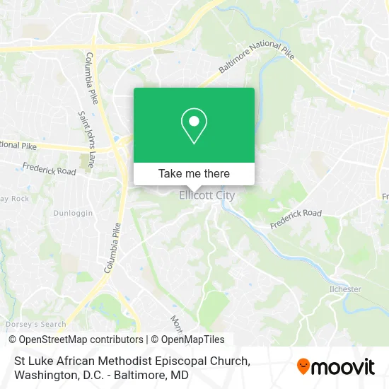 St Luke African Methodist Episcopal Church map
