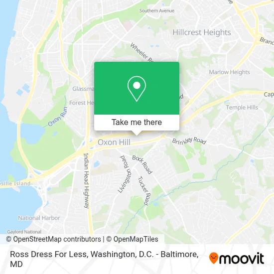 Ross Dress For Less map