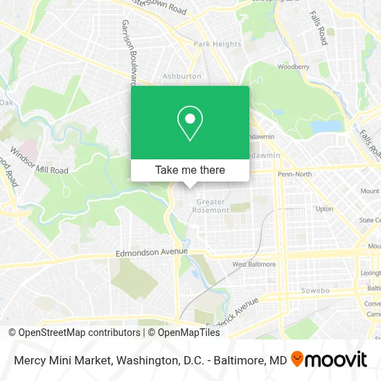 Mercy Mini Market map