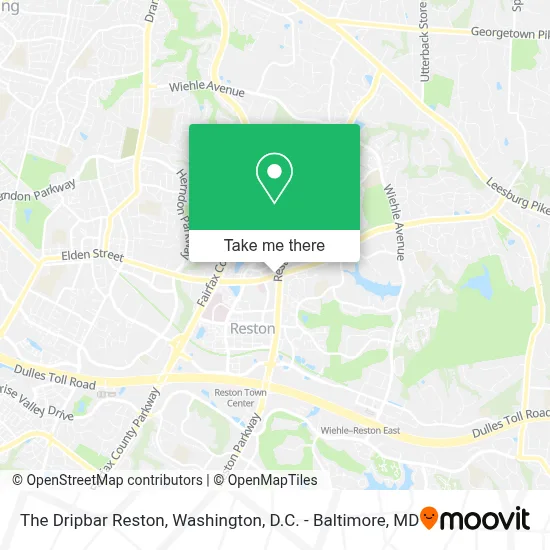 The Dripbar Reston map