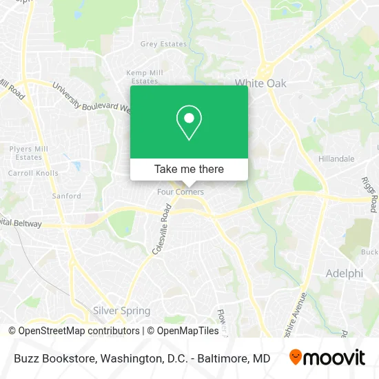 Buzz Bookstore map