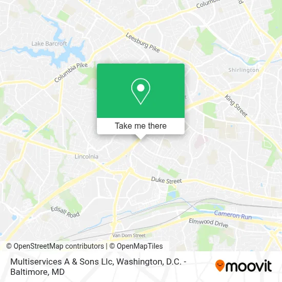 Multiservices A & Sons Llc map