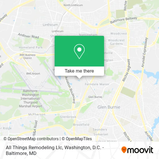 All Things Remodeling Llc map