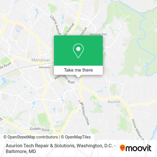 Asurion Tech Repair & Solutions map
