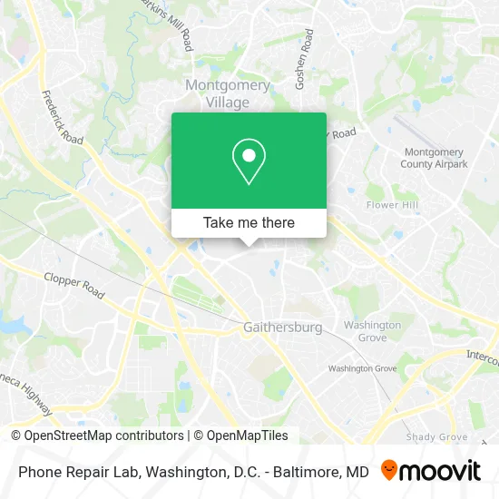 Phone Repair Lab map