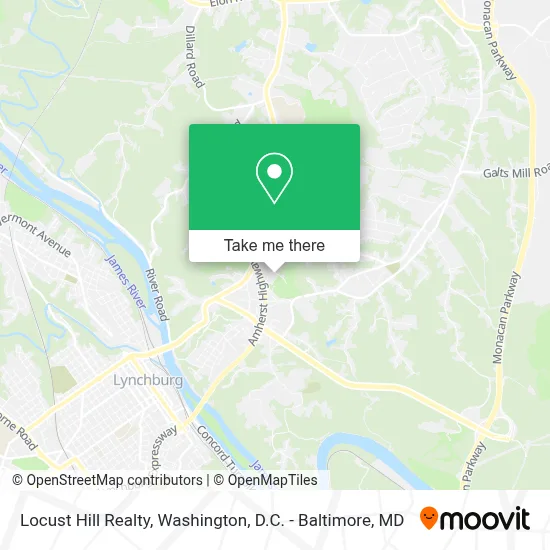 Locust Hill Realty map