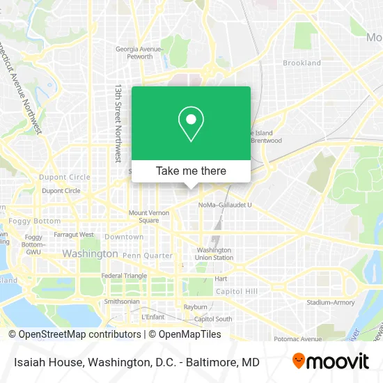 Isaiah House map