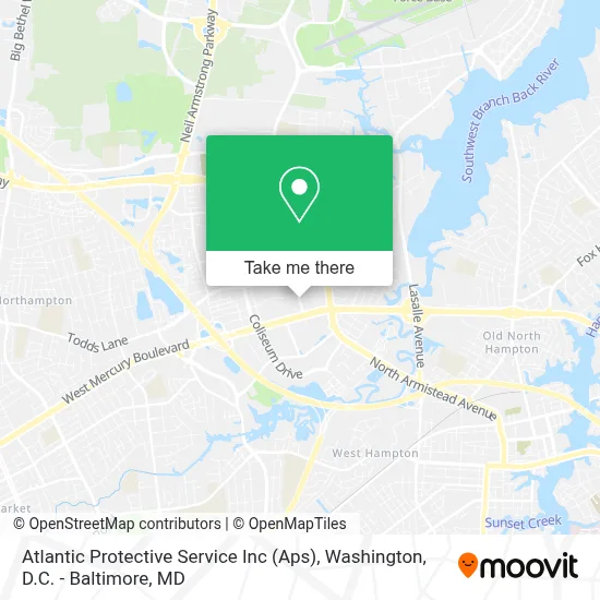 Atlantic Protective Service Inc (Aps) map