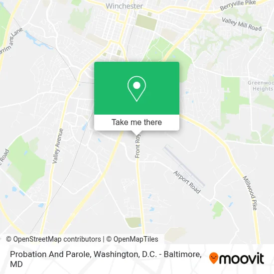 Probation And Parole map