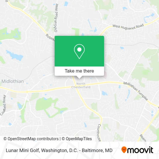 Lunar Mini Golf map