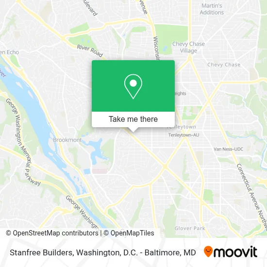 Stanfree Builders map